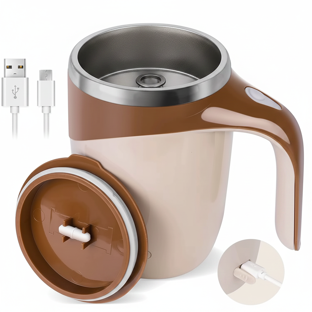 Self-Stirring Mug detail