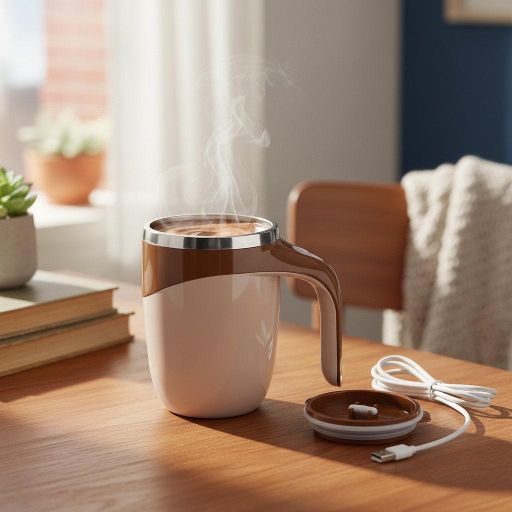 Self-Stirring Mug lifestyle